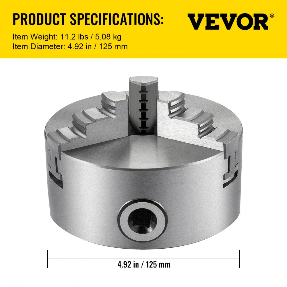 AMITOOLS K11-125 Lathe Chuck 5