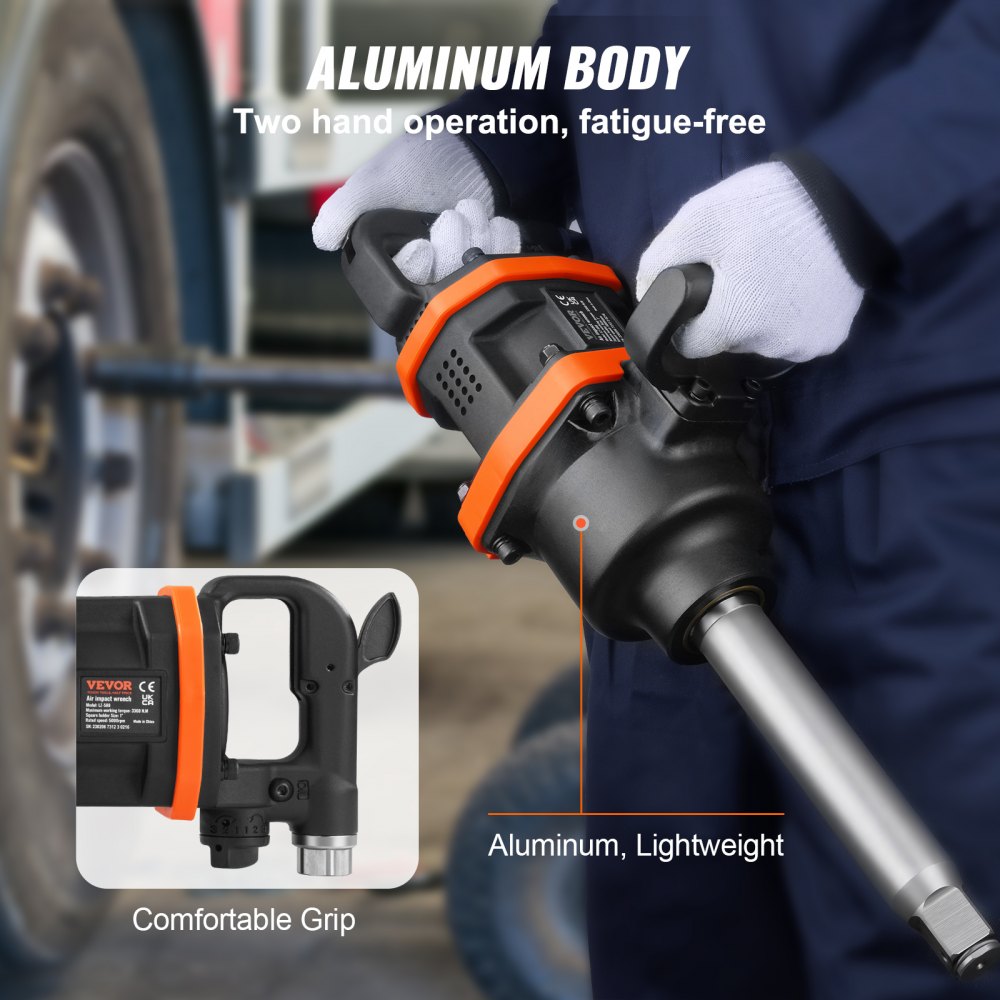 AMITOOLS 1 Inch Air Impact Wrench, Up to 3160 ft-lbs High Reverse Torque Output 1