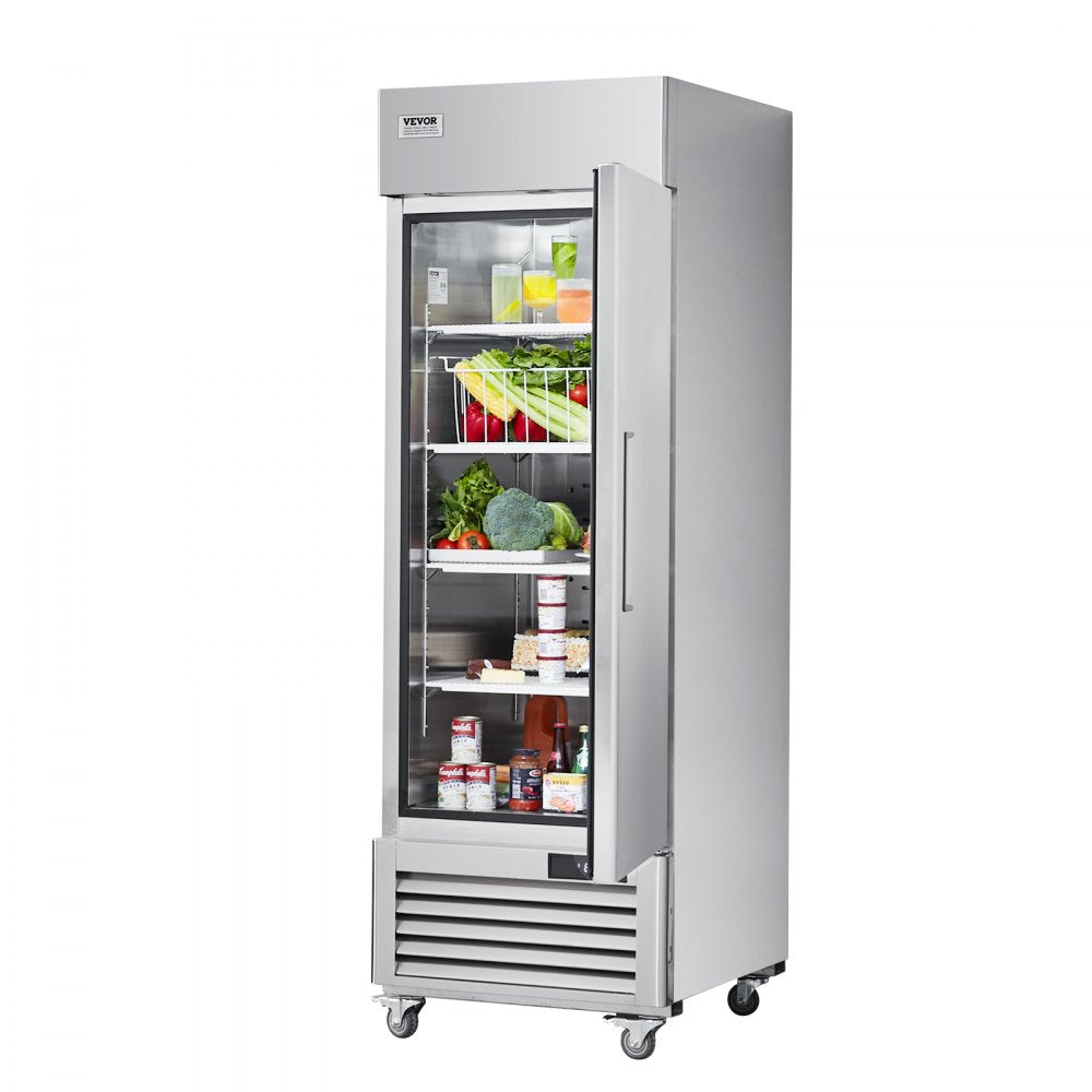 AMITOOLS Commercial Refrigerator 19.32 Cu.ft, Reach In 27