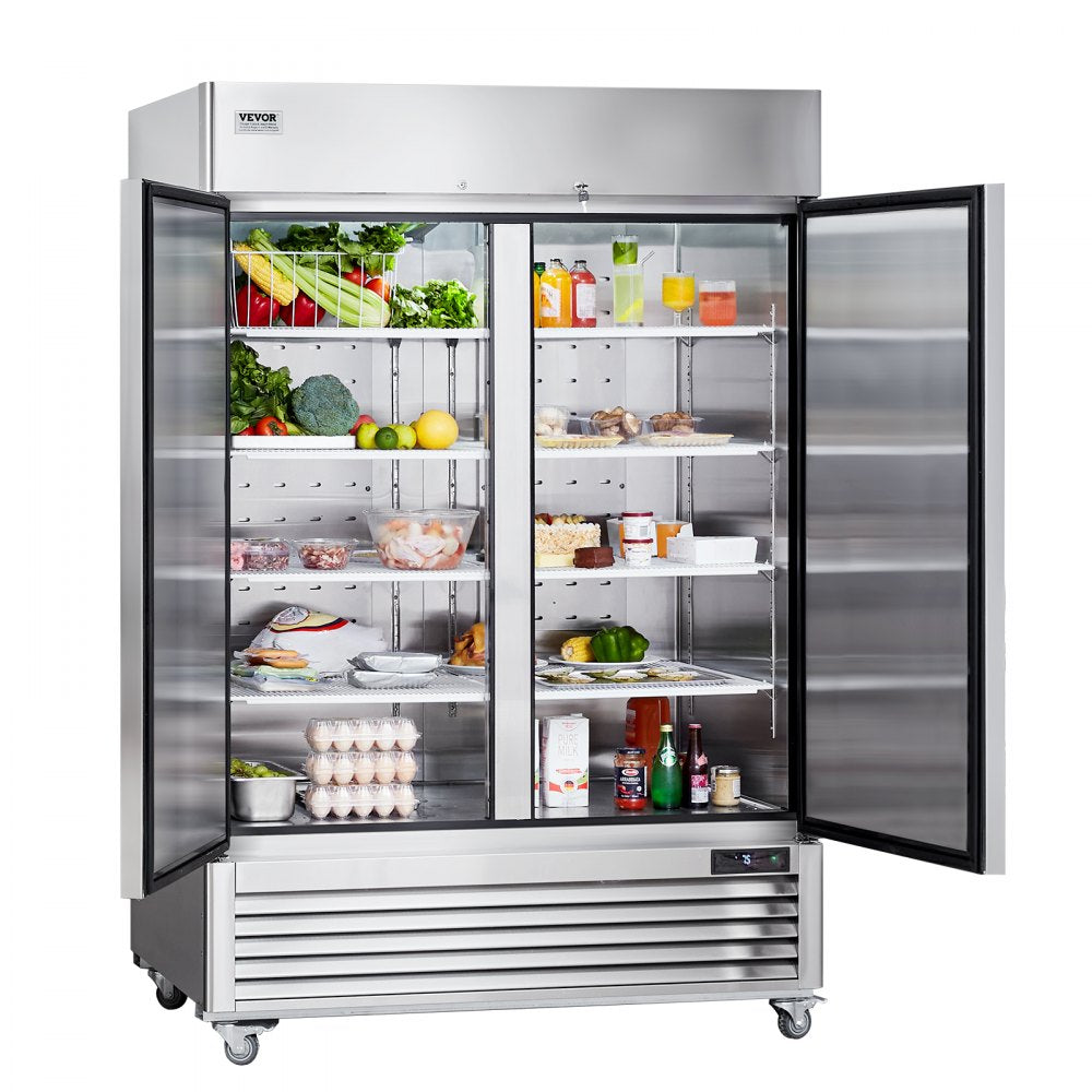 AMITOOLS Commercial Refrigerator 44.21 Cu.ft, Reach In 54.4