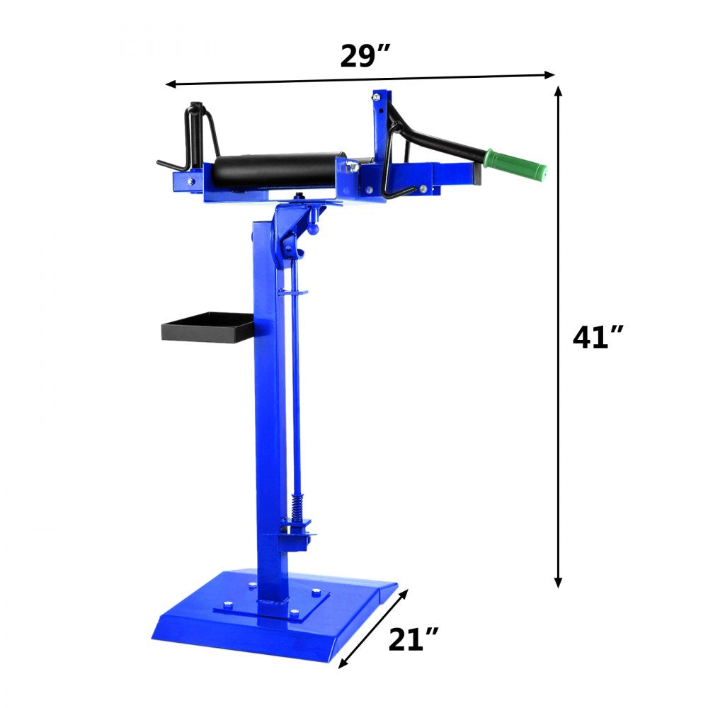 AMITOOLS Manual Tire Spreader Portable Tire Changer with Stand Adjustable Tire Spreader Tool for Light Truck and Car (Tire Spreader)