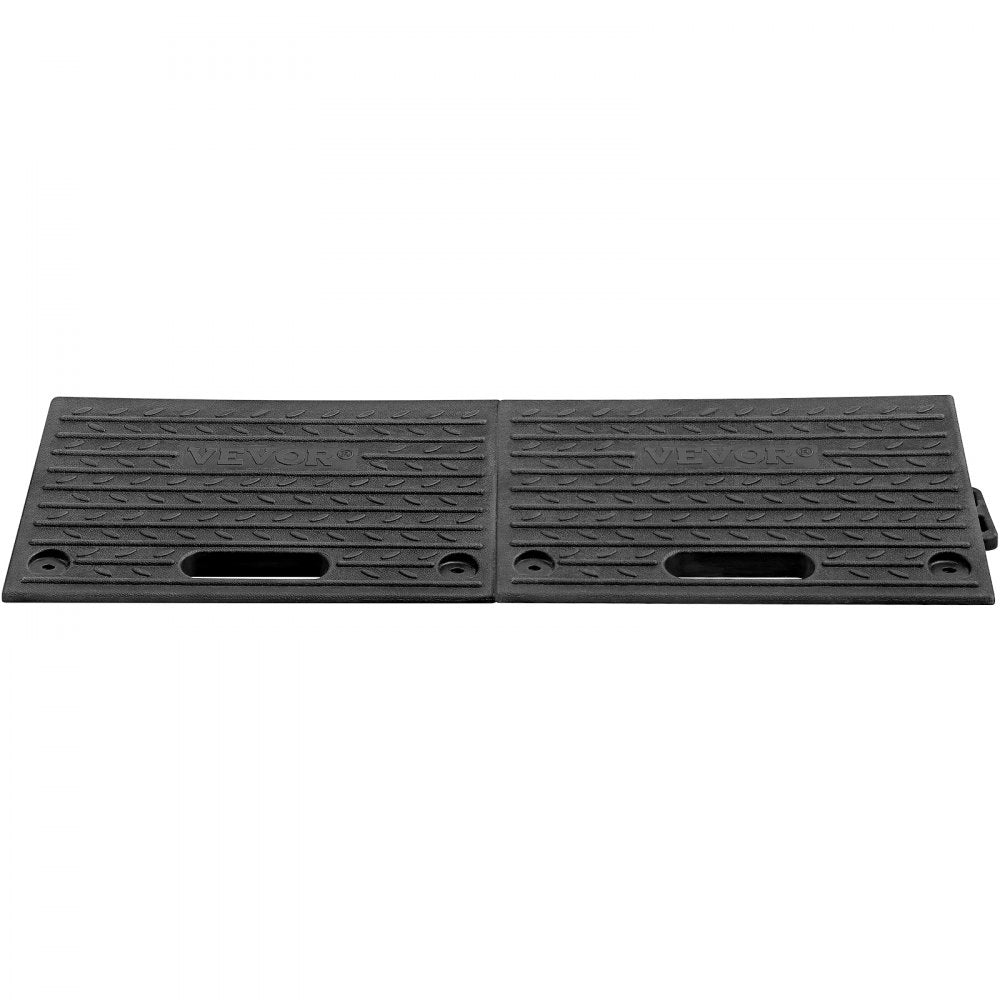 AMITOOLS Rubber Threshold Ramp, 2 Packs 1 Channel Doorway Ramp, 4