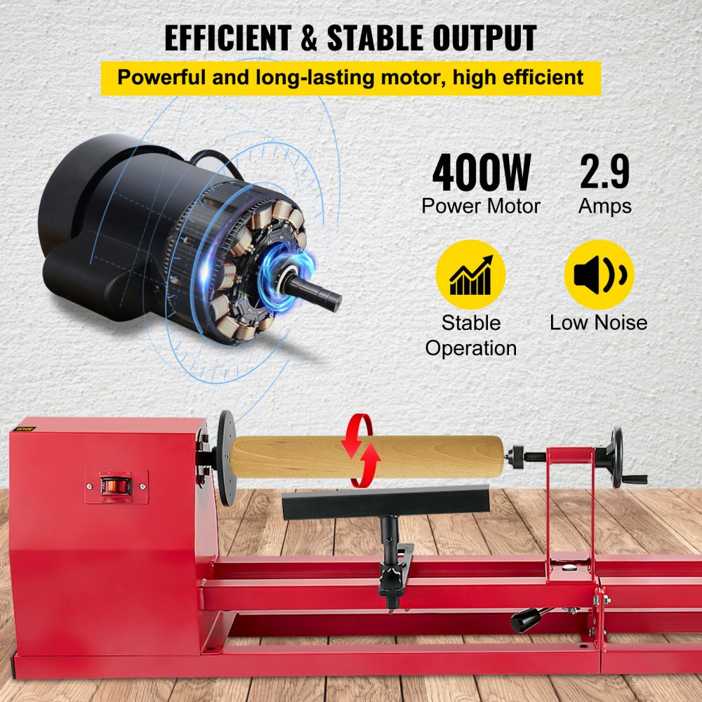 AMITOOLS Wood Lathe, 14