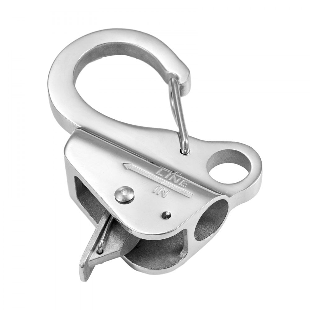 AMITOOLS Boat Anchor Hook, 304 Stainless Steel Slide Anchor, Knotless Anchor System with Quick Release, Boat Anchor Hook Clips for 3/8