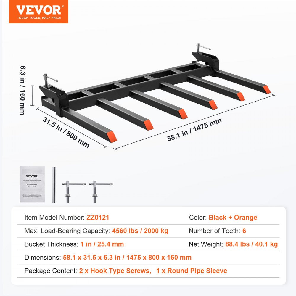 AMITOOLS Clamp on Debris Forks to 60