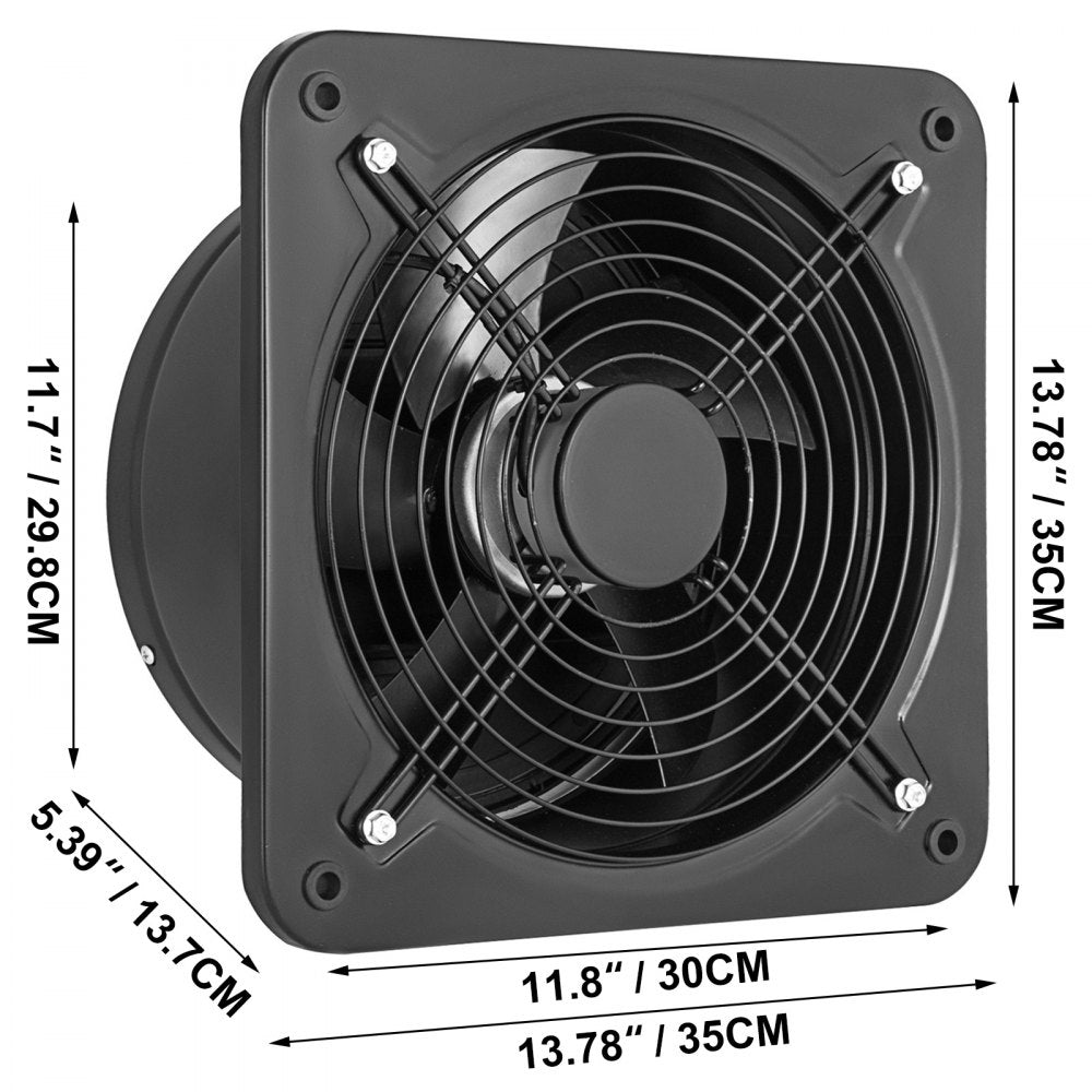 AMITOOLS12'' Ventilation Extractor Exhaust Fan Blower Wall Mount Kitchen Bathroom Toilet