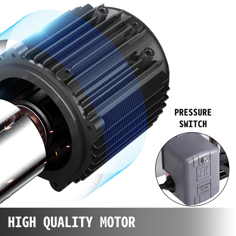 AMITOOLS Shallow Well Jet Pump with Pressure Switch (750W 1.0HP 17.6GPM 147.6ft)