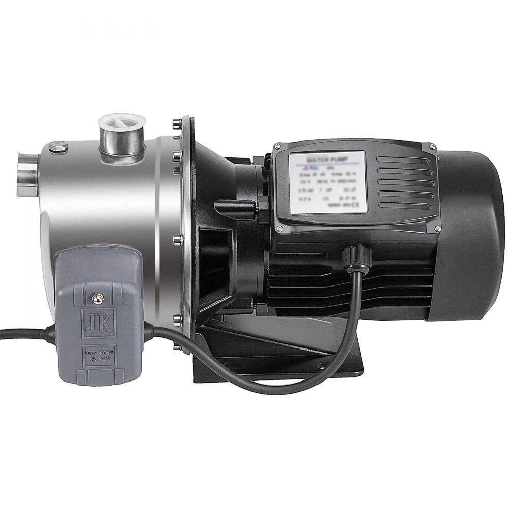 AMITOOLS Shallow Well Jet Pump with Pressure Switch (750W 1.0HP 17.6GPM 147.6ft)