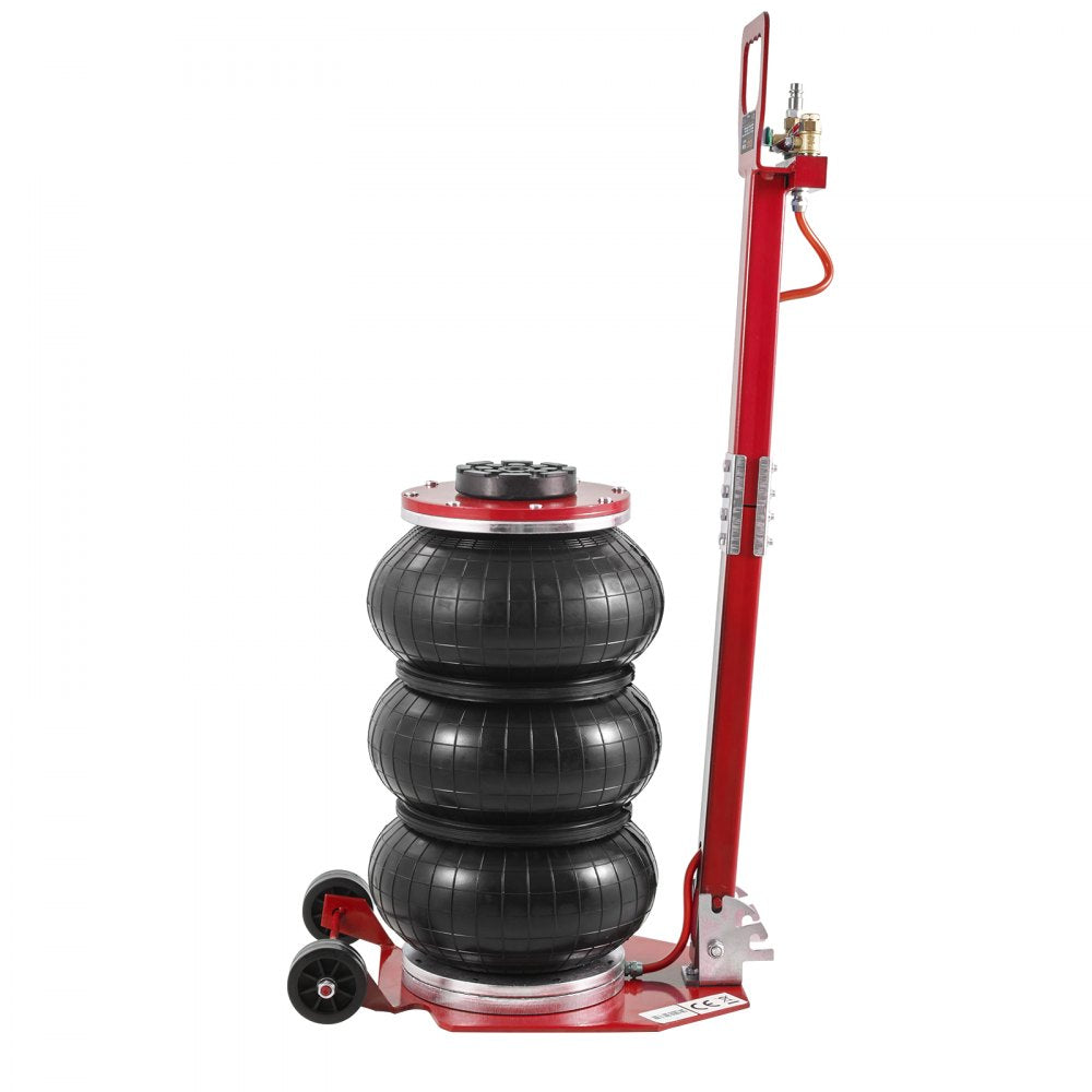 AMITOOLS Air Jack, 3 Ton/6600 lbs Triple Bag Air Jack, Airbag Jack with Six Steel Pipes, Lift up to 17.7