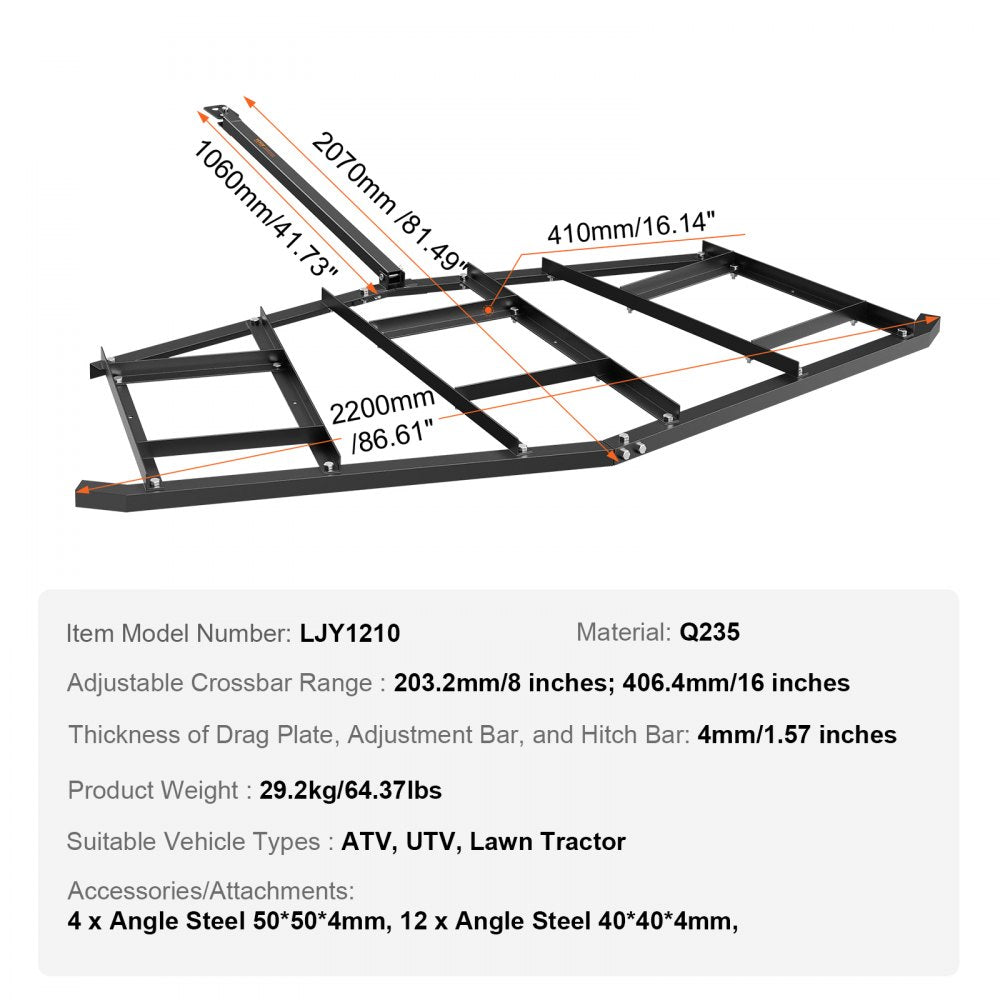 AMITOOLS Driveway Drag, 84