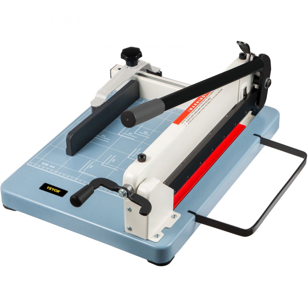 AMITOOLS Industrial Paper Cutter A4 Heavy Duty Paper Cutter 12 Inch Paper Cutter Heavy Duty 400 Sheets Paper Guillotine with Clear Cutting Guide Grids for Offices, Schools, Businesses and Printing Shops