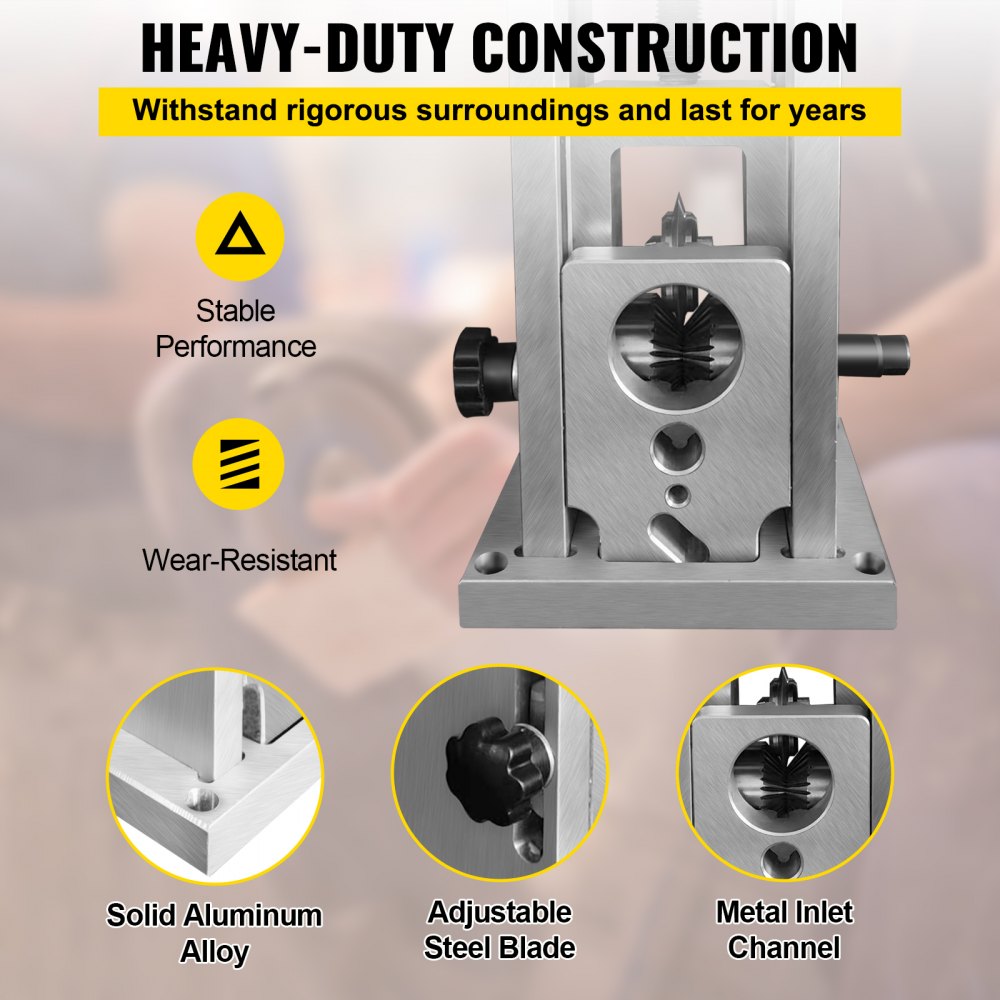 AMITOOLS Wire Stripping Machine, 0.06-1.57 inches Drill Powered, Manual Copper Stripper w Heat Treated Steel Ultra Long Lasting Blade, Compact & Portable for Scrap Cable Peeling Recycling