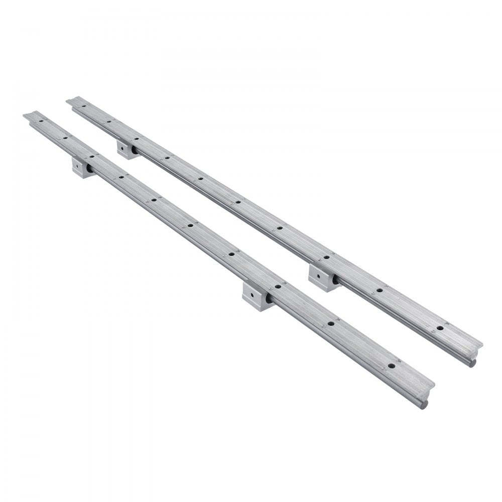 AMITOOLS Linear Rail SBR12-1000mm 38mm Linear Slide W/ 4 SBR12UU Bearing Blocks