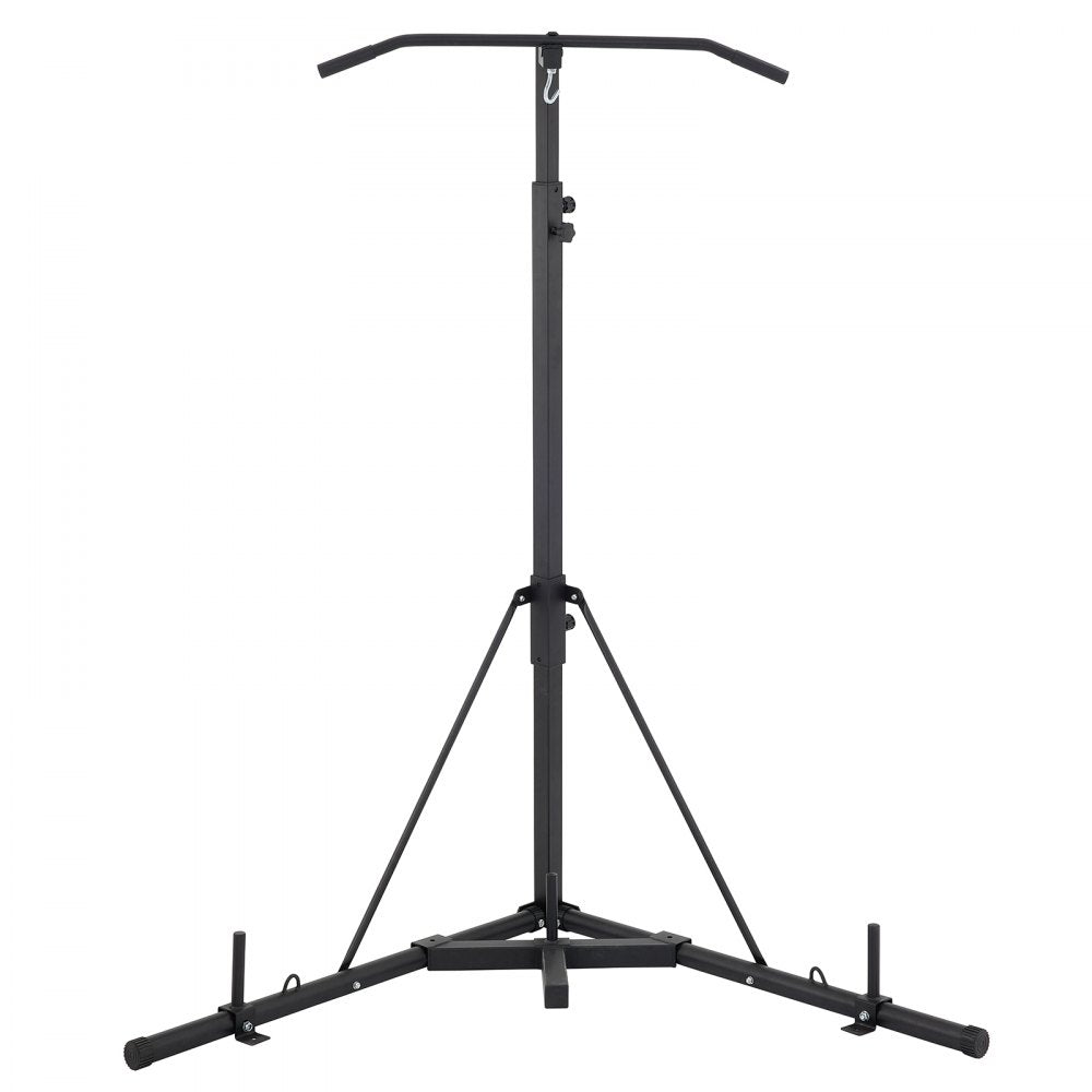 AMITOOLS 2 in 1 Heavy Bag Stand, Height Adjustable Punching Bag Stand, Foldable Boxing Bag Stand Steel Sandbag Rack Freestanding Up to 132 lbs for Home and Gym Fitness.