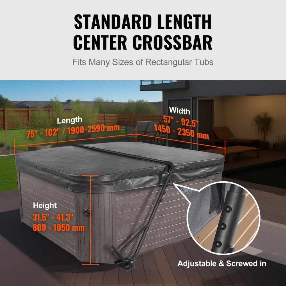 AMITOOLS Hot Tub Cover Lift, Spa Cover Lift, Height 31.5