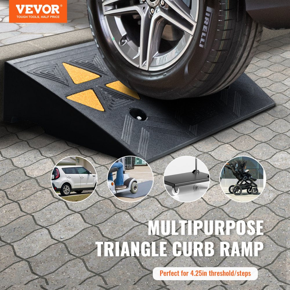 AMITOOLS Rubber Curb Ramp 4.25