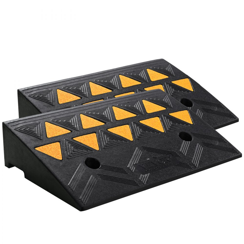 AMITOOLS Rubber Curb Ramp 2 Pack, 4.3