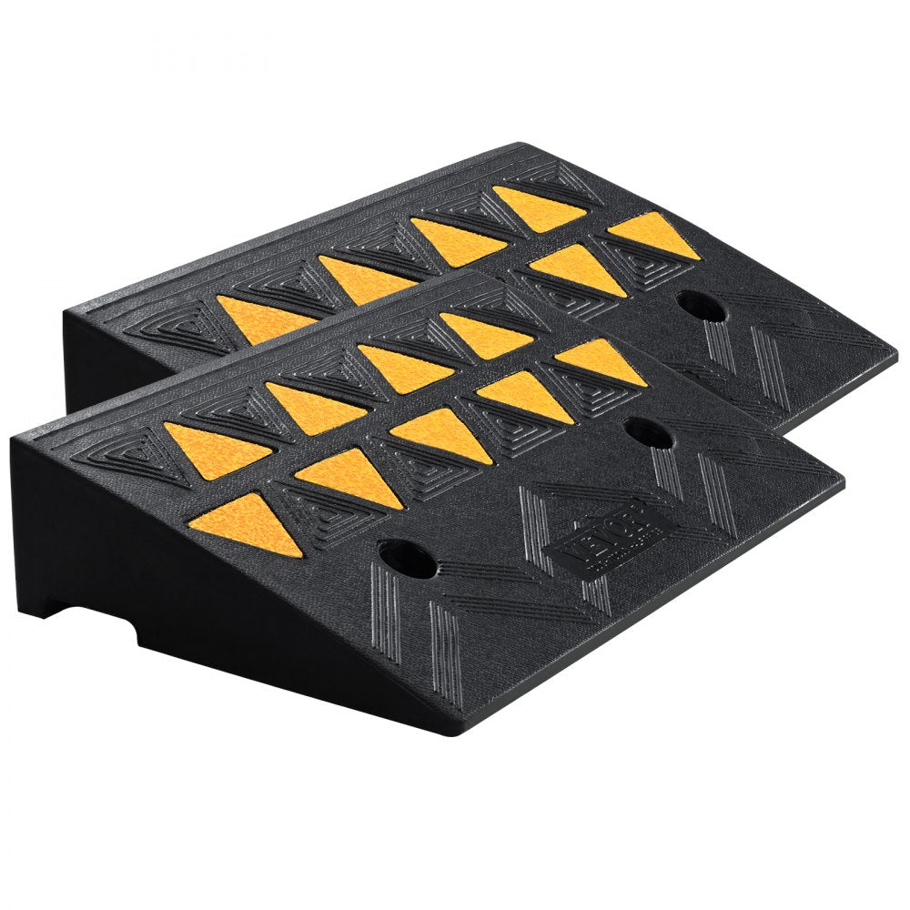 AMITOOLS Rubber Curb Ramp 2 Pack, 4.3