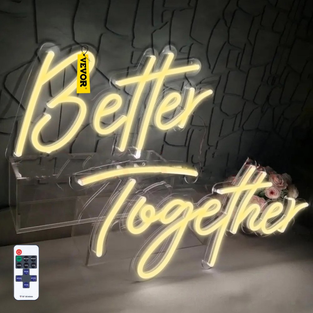 AMITOOLS Better Together Neon Sign, 13