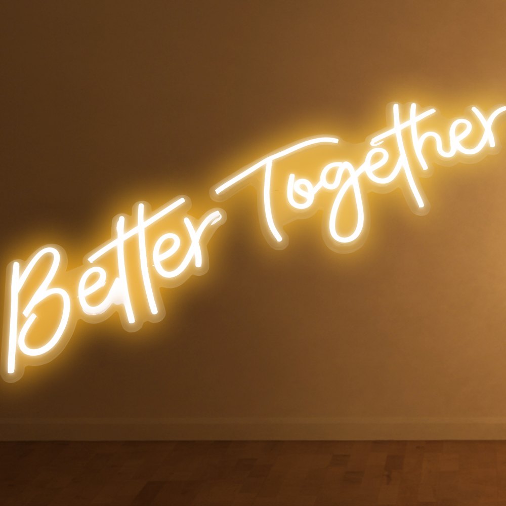 AMITOOLS Better Together Neon Sign, 13