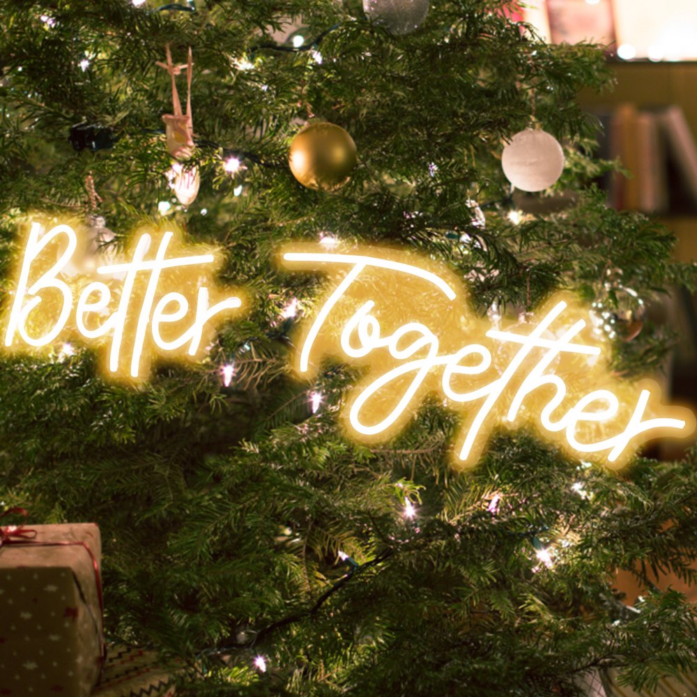 AMITOOLS Better Together Neon Sign, 13