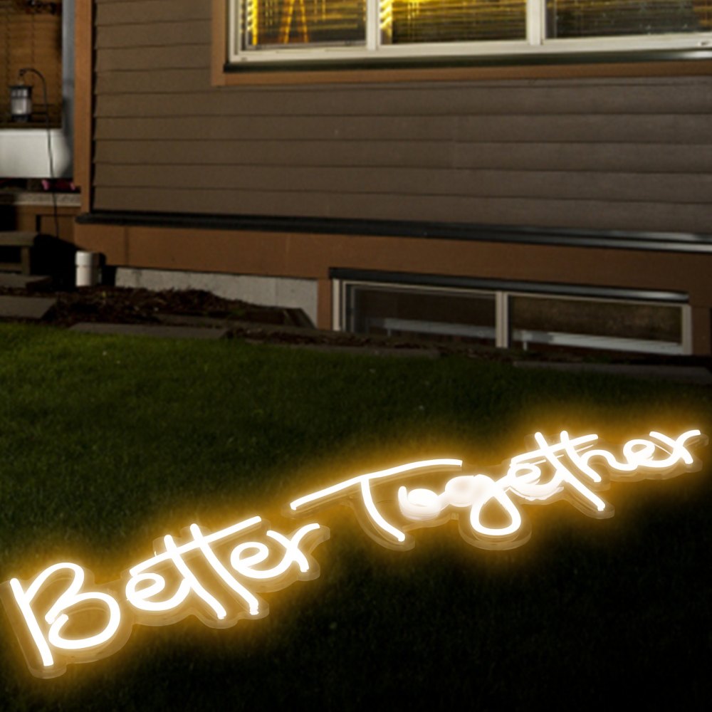 AMITOOLS Better Together Neon Sign, 13