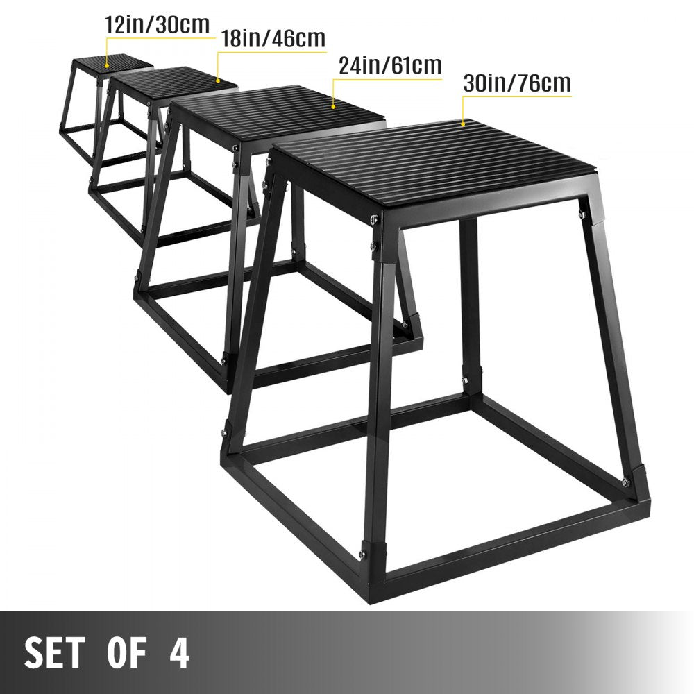 AMITOOLS Plyometric Platforms 4 PCS Set (12