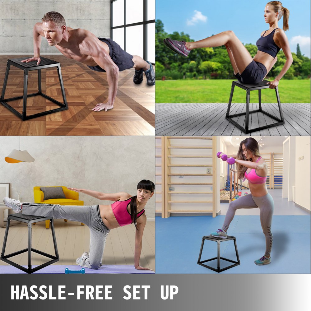 AMITOOLS Plyometric Platforms 4 PCS Set (12