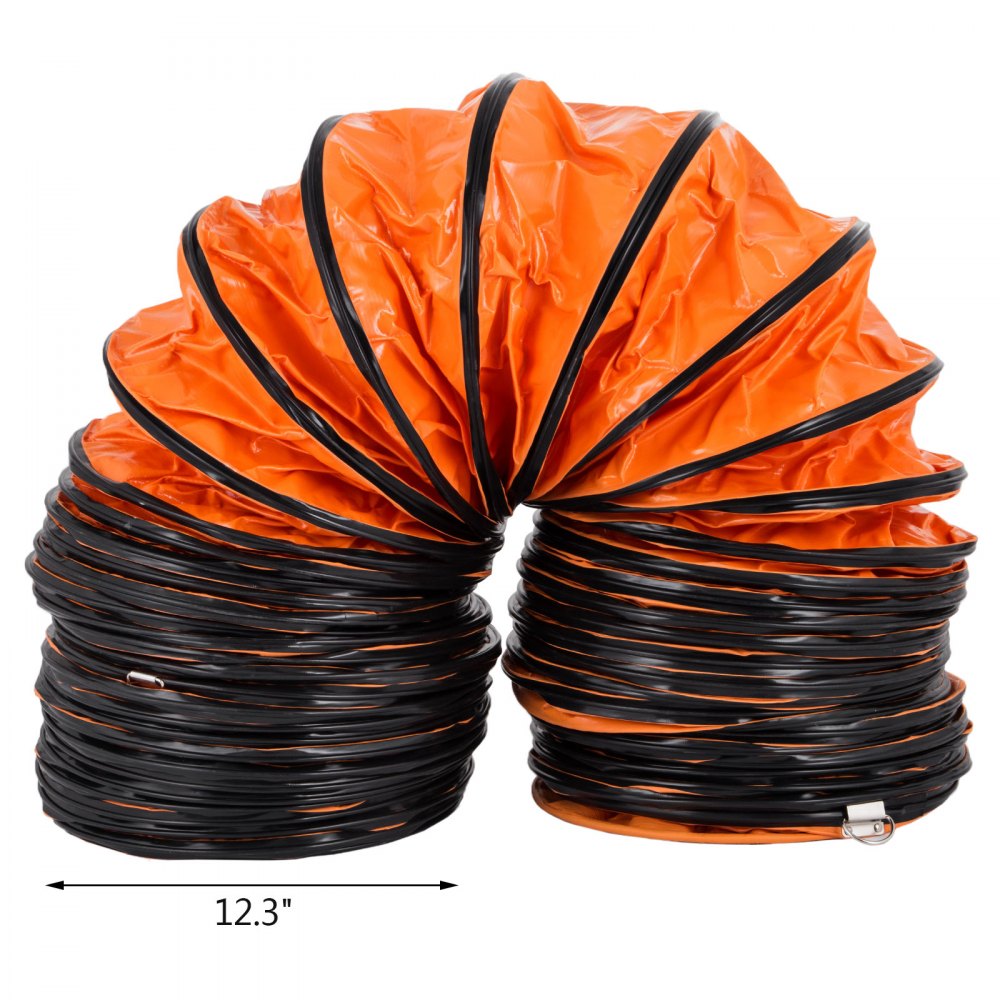 AMITOOLS 25ft Ducting Hose for 12 inch Ventilator Utility Blower Fan