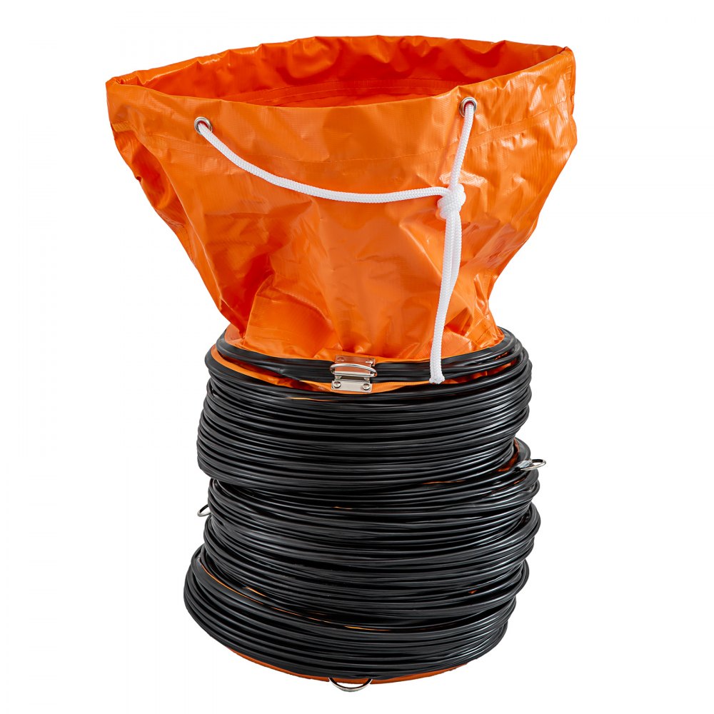 AMITOOLS Ducting Hose, 25ft PVC Flexible HVAC Duct Hosing for 10 Inch Utility Blower Exhaust Fan