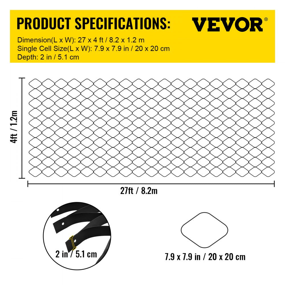 AMITOOLS Ground Grid, 1885 lbs per Sq Ft Load Geo Grid, 2