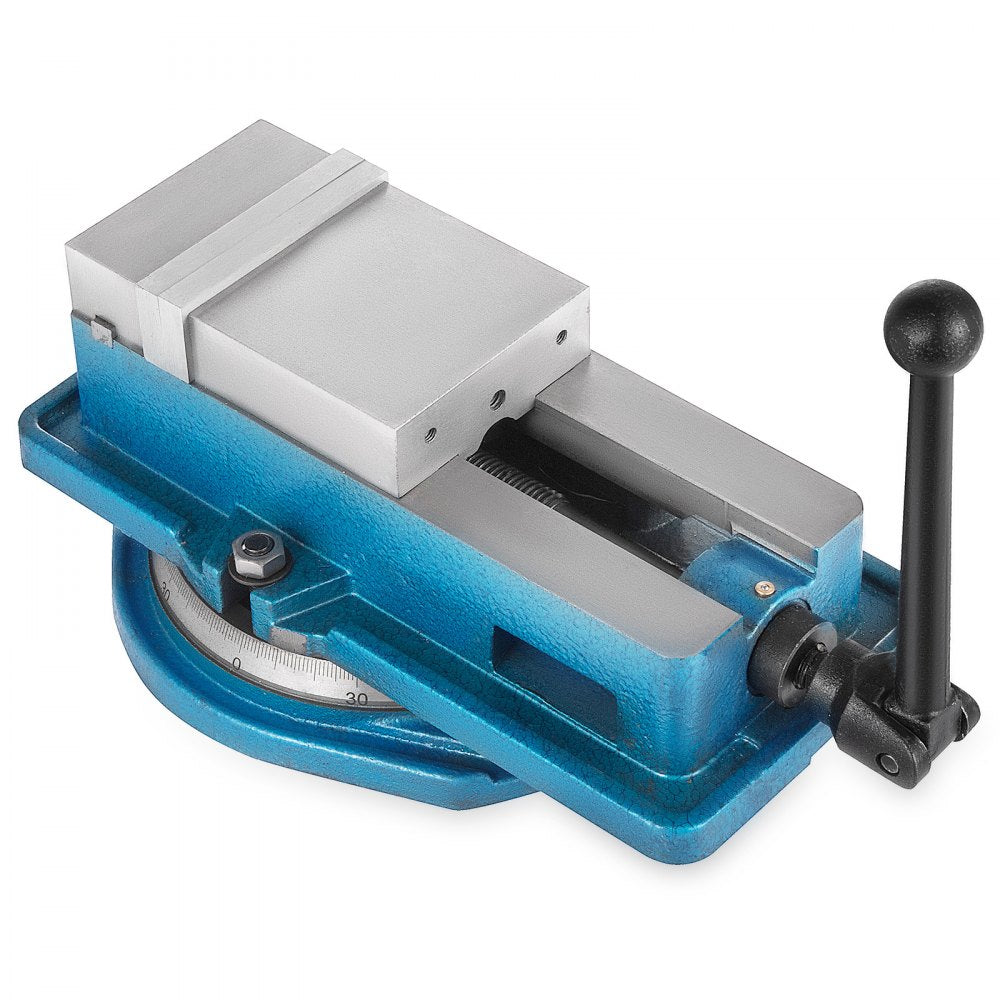 AMITOOLS Milling Vise 4 Inch,Bench Clamp Vise High Precision Clamping,Mill Vise Ductile Iron Material with 360 Degree Swiveling Base