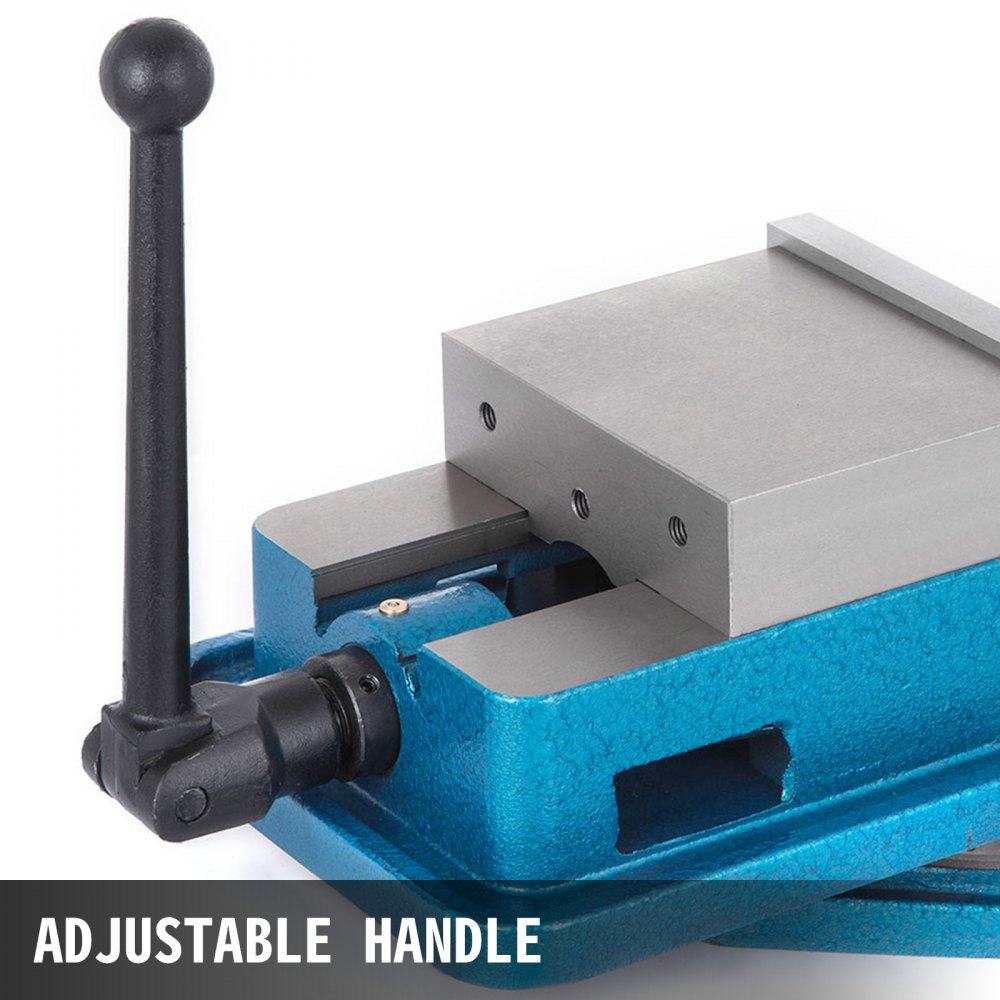 AMITOOLS 5 Inch ACCU Lock Down Vise Precision Milling Vice 5 Inch Jaw Width Drill Press Vise Milling Drilling Machine Bench Clamp Clamping Vice with 360 Degree Swiveling Base CNC Vise