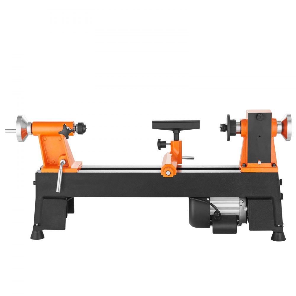 AMITOOLS Benchtop Wood Lathe, 10 in x 18 in, 0.5 HP 370W Power Wood Turning Lathe Machine, 5 Variable Speeds 780/1320/1920/2640/3840 RPM with Rod Injection Wrenches Faceplate Foot Pads, for Woodworking