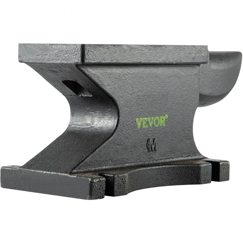 AMITOOLS Cast Iron Anvil, 100 Lbs(45kg) Single Horn Anvil with 10.4 x 5 in Countertop and Stable Base, High Hardness Rugged Round Horn Anvil Blacksmith, for Bending, Shaping, Twisting