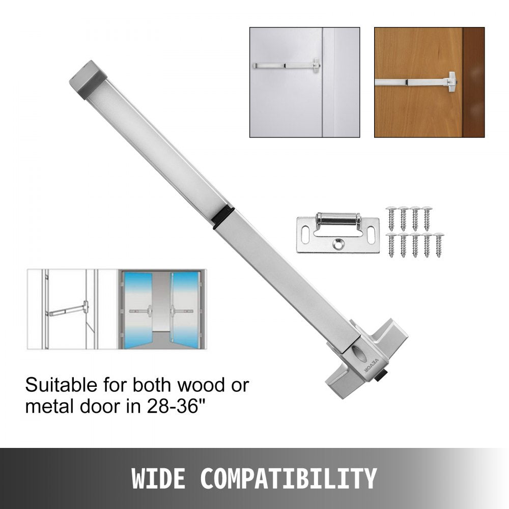 AMITOOLSDoor Push Bar Panic Exit Device Stoving Vanrish Emergency Lock Made 400 Series.