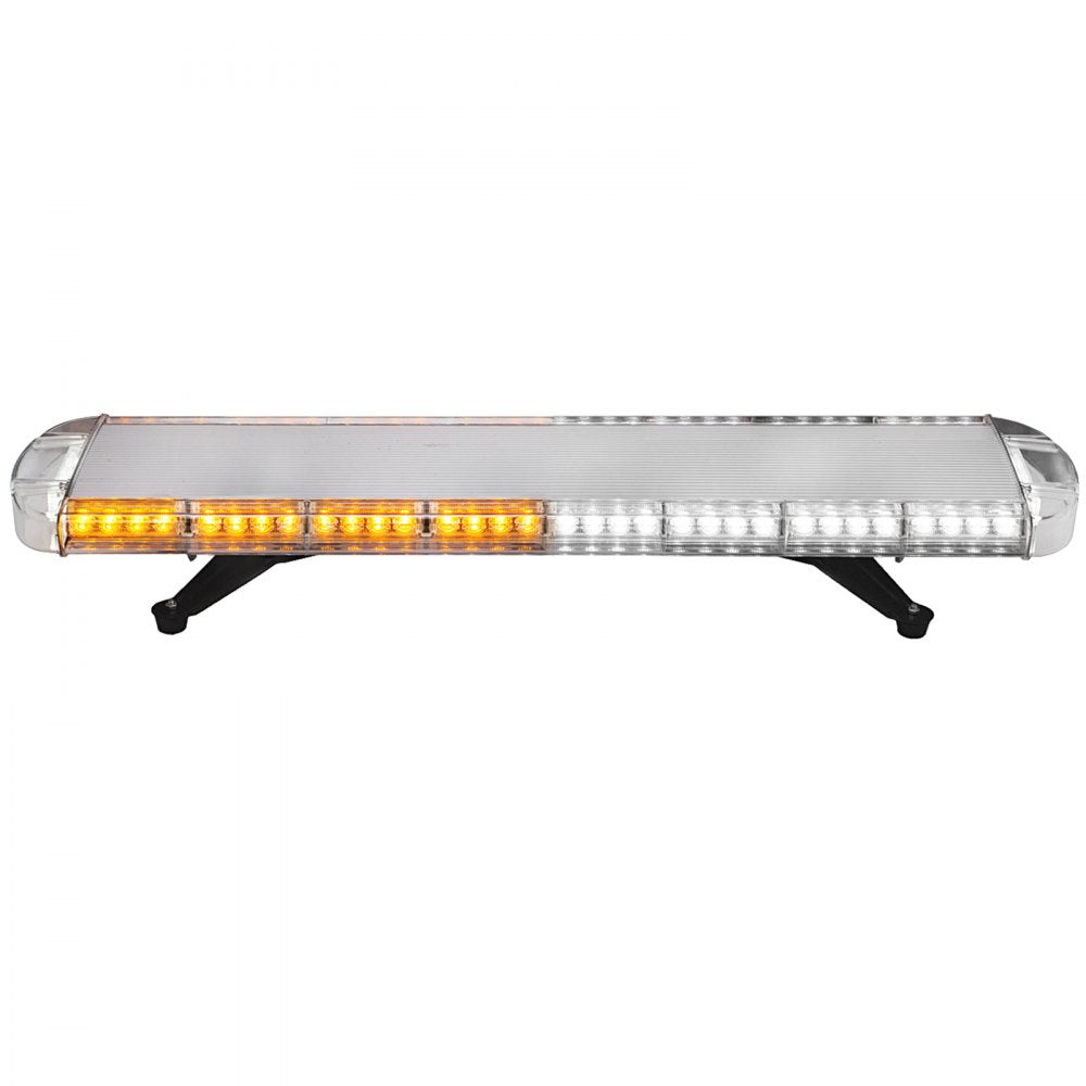 AMITOOLS80W Strobe Light Bar Amber White Emergency Beacon Warn Tow Truck Response