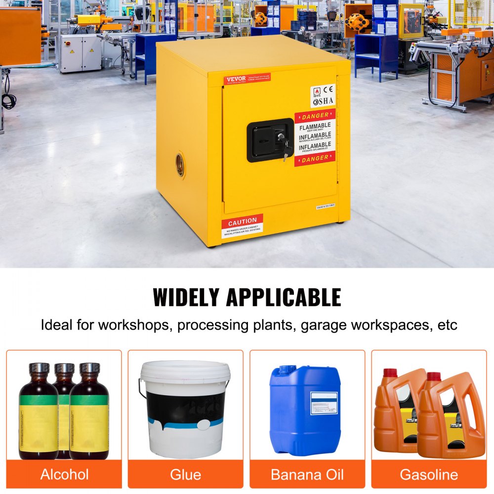 AMITOOLS Flammable Cabinet 16.9