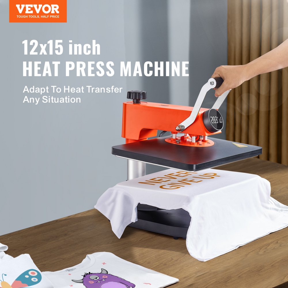 AMITOOLS 5-in-1 Heat Press Machine, 12