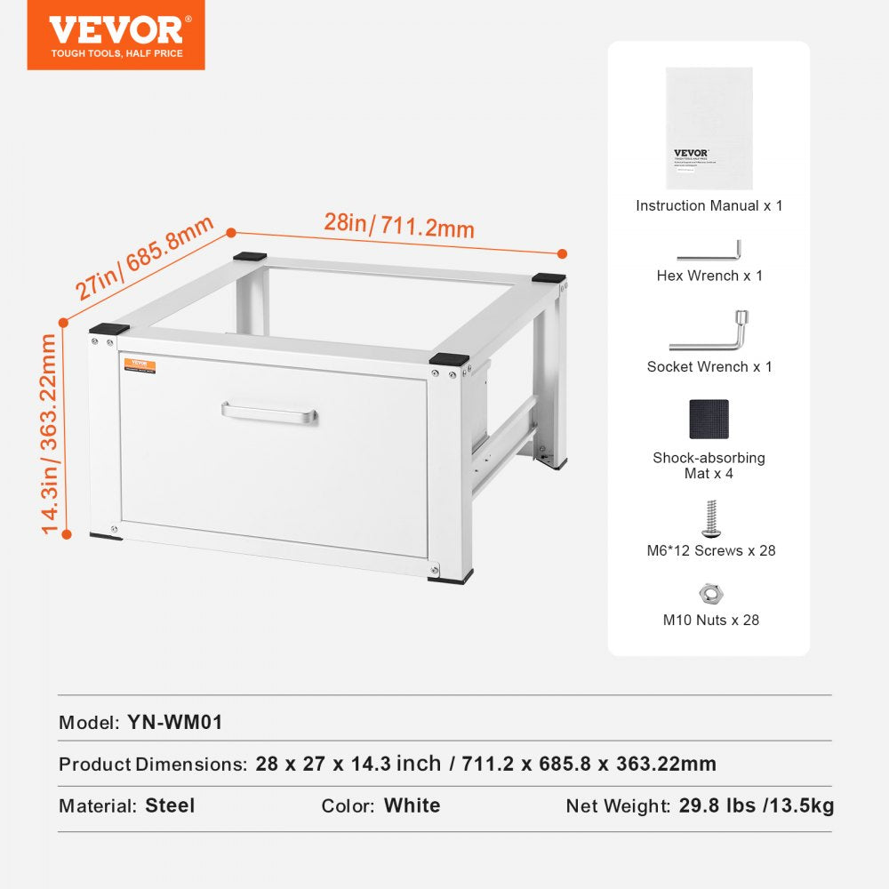 AMITOOLS Laundry Pedestal 27