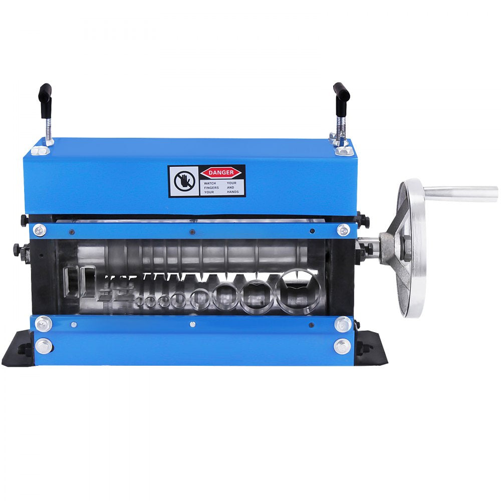 AMITOOLS Wire Stripping Machine DA 0.06 inch -1.5 inch,Manual Wire Stripping Machine 11 Channels 10 Cutting Blades,Wire Stripper Machine Manual Hand Cranked,for Stripping Scrap Copper Wire