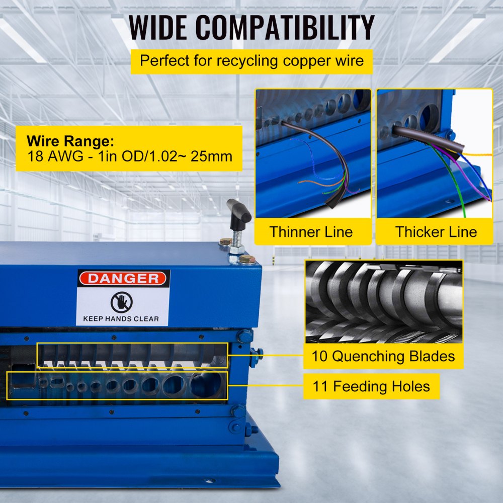 AMITOOLS Cable Wire Stripping Machine 18 AWG - 1