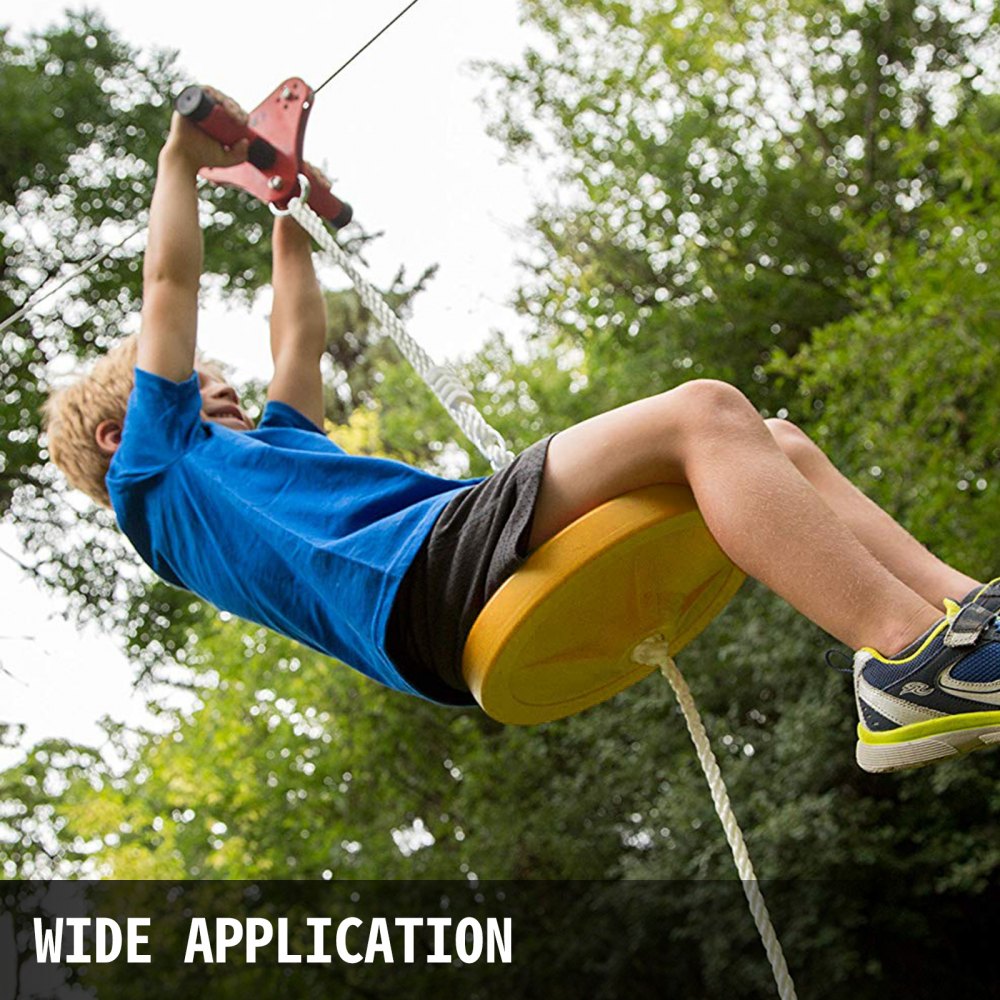 AMITOOLSSeated Zipline Kit - 80 feet - Outdoor Fun Toys