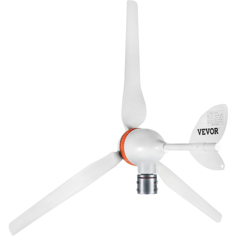 AMITOOLS Wind Turbine Generator, 12V/AC Wind Turbine Kit, 400W Wind Power Generator w/Wind & Solar Controller 3 Blades Auto Adjust Windward Direction Suitable for Terrace, Marine, Motorhome, Chalet, Boat