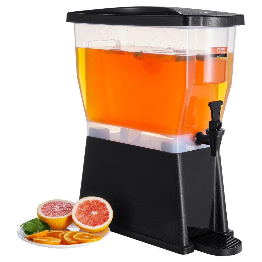 AMITOOLS Beverage Dispenser, 3 Gallon Drink Dispenser for Parties, Plastic Juice Dispenser with Stand Spigot Lid, Iced Tea Lemonade Juice Water Dispenser, for Restaurants, Hotels, Parties