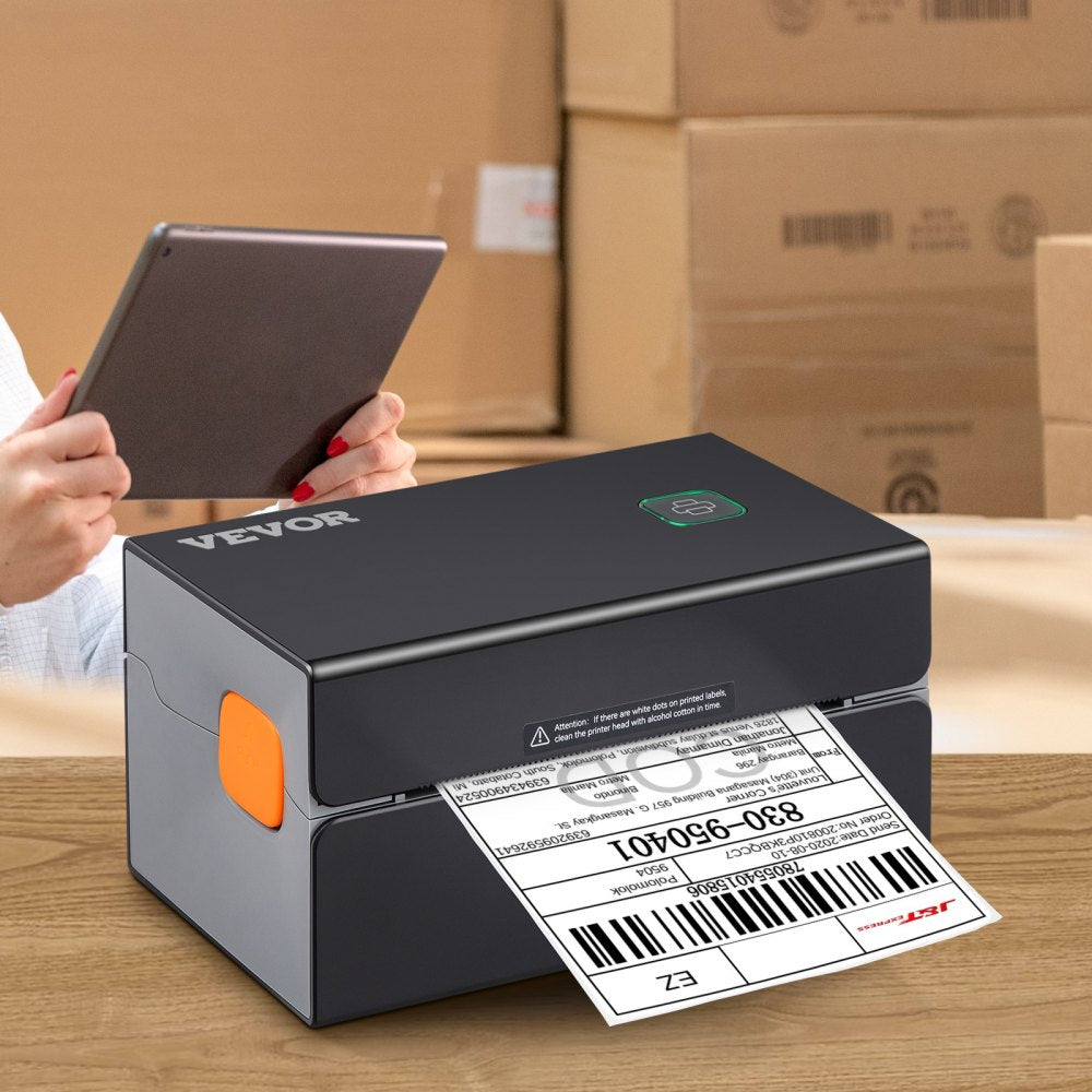 AMITOOLS HD(300DPI) Thermal Label Printer,  Shipping Label Printer with Auto Label Recognition, Support Windows/ MacOS/ Linux/ Chromebook, Compatible with Amazon, eBay, Shopify, USPS, Etsy, UPS, etc.