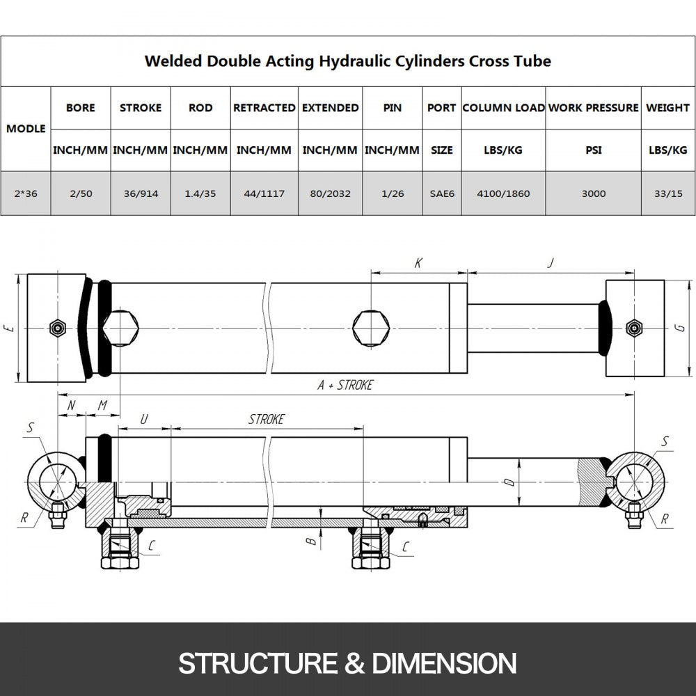 AMITOOLS Hydraulic Cylinder 2