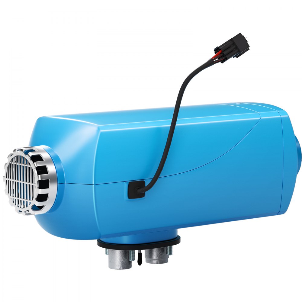 AMITOOLS Diesel Heater 12V, Muffler, 2KW Diesel Air Heater, 5L Tank, Diesel Parking Heater with Blue LCD Switch & Remote Control for Bus Boat and Trailer