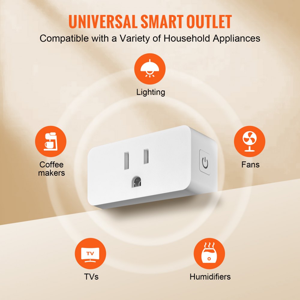 AMITOOLS 4 Pack Smart Plug, Voice Control Outlet, Remote & Scheduled