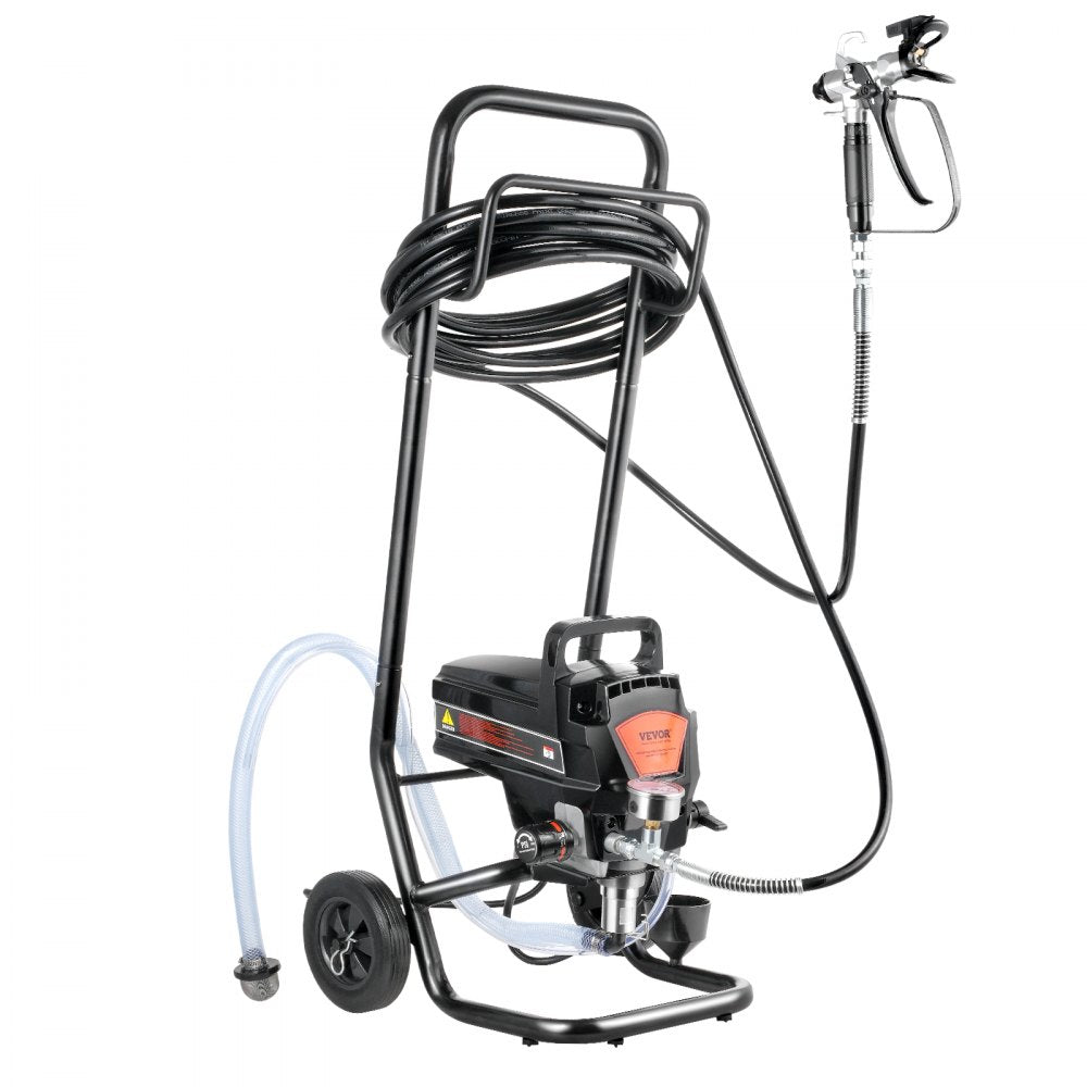 AMITOOLS Stand Airless Paint Sprayer, 950W 3000PSI High Efficiency Electric Airless Sprayer With Cart, Paint Sprayers for Home Interior and Exterior Furniture and Fences, Fine And Even Painting Effect